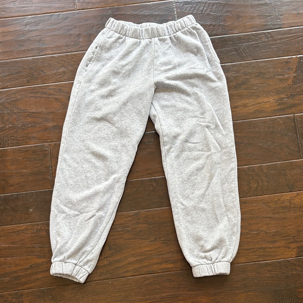 Brandy Melville Light Gray Jogger Pants